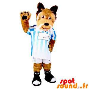 Brown And White Dog Mascot,...