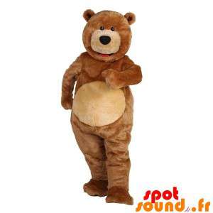 Mascotte de gros ours en...