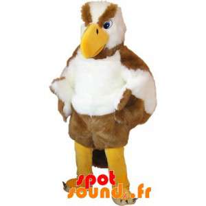 Mascot eagle hvit og brun...