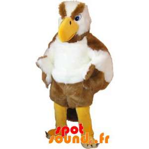 Mascot eagle wit en bruin...