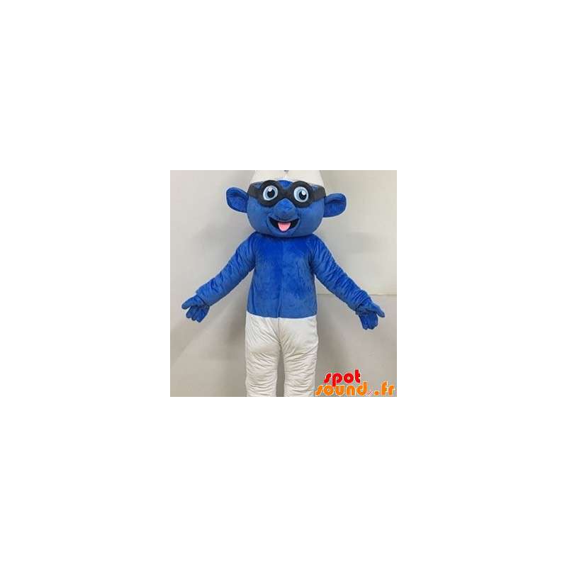 Brilsmurf Mascotte van de beroemde blauwe karakter - 1