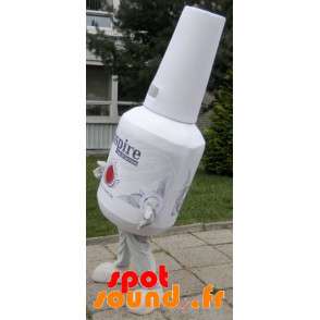 Kæmpemaskot polsk neglelak hvid. maskot blanco - Objekt maskotter - MASFR033371 - SpotSound.fr