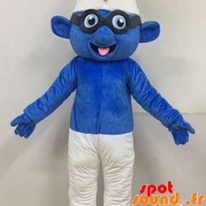Brainy Smurf Maskottchen berühmte blaue Zeichen - 3