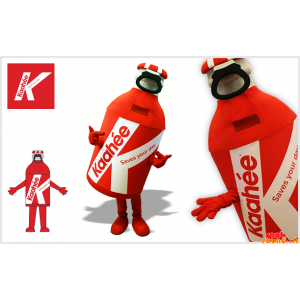 Mascot riesige rote und...