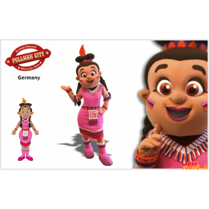 Female Mascot, An Indian...