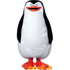 Mascotte de pingouin blanc,...