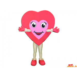 Mascot Heart Giant Red And...