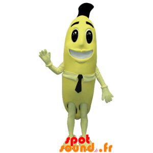 Mascot Giant gele banaan....