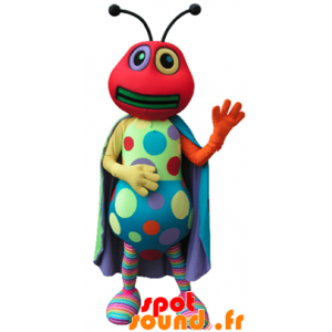 Mascot veelkleurige insect...