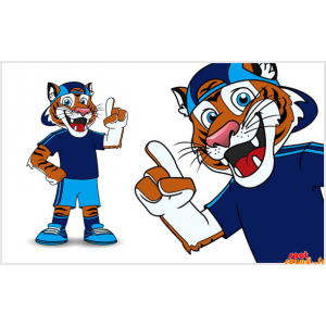 Mascotte arancione e tigre...