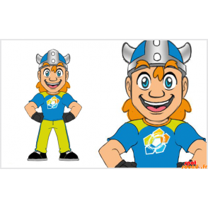 Viking μασκότ κόκκινο ακουστικά. Στολή Βίκινγκ - Μασκότ στρατιωτών - MASFR033796 - SpotSound.fr