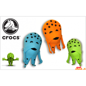 3 Crocs μασκότ παπούτσι. παπούτσια χρωματιστά - Μασκότ αντικειμένων - MASFR034160 - SpotSound.fr