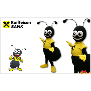 Schwarze Ameise Maskottchen...