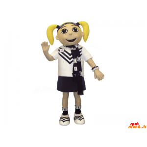 Blond dziewczyna Mascot...