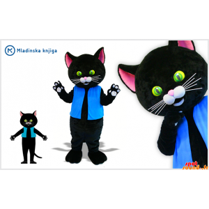 Gigante mascote gato preto...