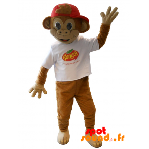 Apa maskot, marmoset brun Banga - Spotsound maskot