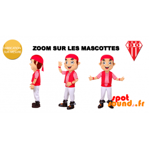 Mascotte de corsaire, de Koxka, Biarritz Olympique - MASFR034220 - Mascottes Homme
