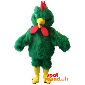 Mascot Green Hen, Very Hairy Green Bird - MASFR034241 - mascotte