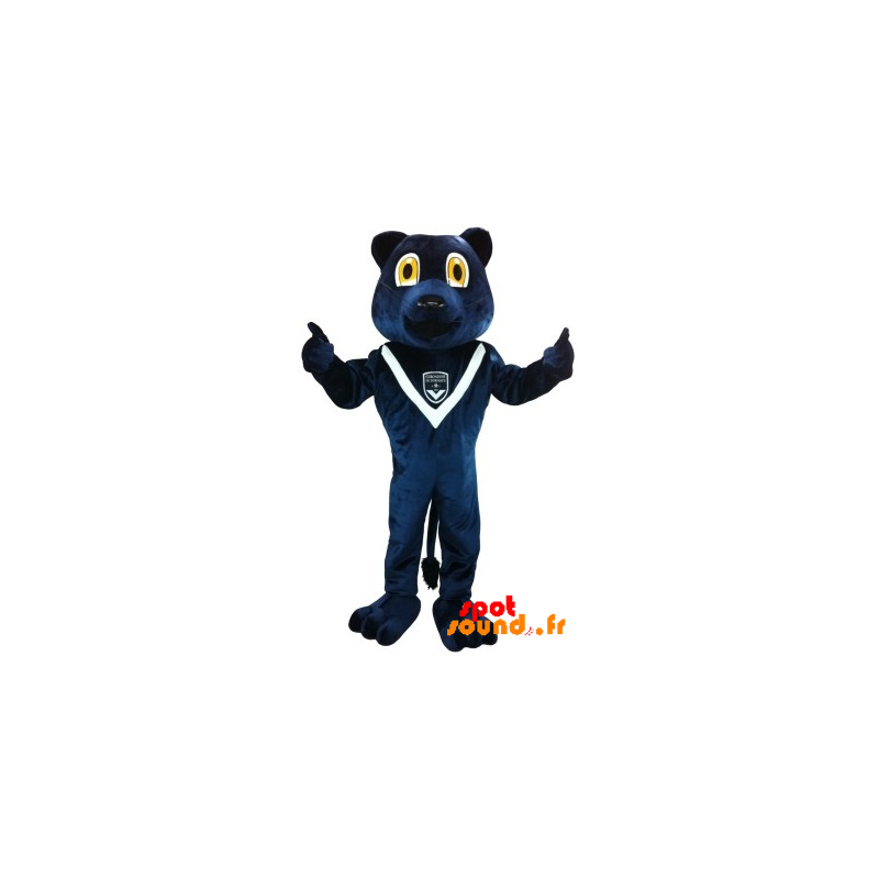 Mascotte de l'ours bleu des Girondins de Bordeaux