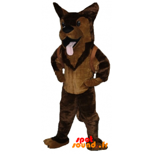 Mascotte de Berger allemand, de Malinois marron - MASFR034276 - Mascottes de chien