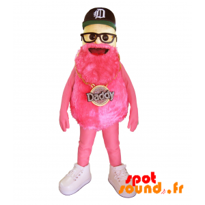 Man Mascot Bearded Famous Brand Daddy - MASFR034320 - mascotte