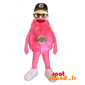 Man Mascot Bearded Famous Brand Daddy - MASFR034320 - Mascots famous characters