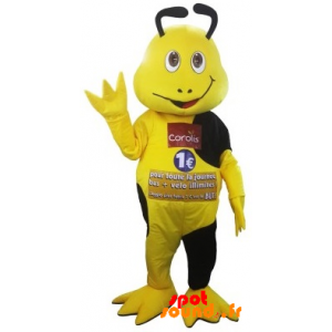 Mascot Yellow And Black Insect Coralis. Mascot Coralis - MASFR034326 - mascotte