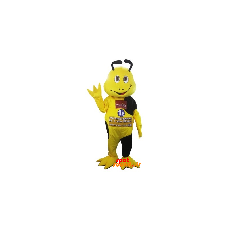 Mascot Yellow And Black Insect Coralis. Mascot Coralis - MASFR034326 - mascotte