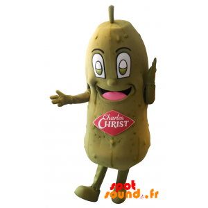 Jätte grön betmaskot. Charles Christ - Grönsaksmaskot - MASFR034334 - SpotSound.fr