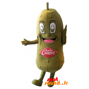Maskot obří zelený nálev. Charles Christ - Zeleninový maskot - MASFR034334 - SpotSound.fr