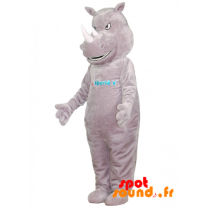 Mascot Gray Rhinoceros, Giant And Intimidating - MASFR034366 - mascotte