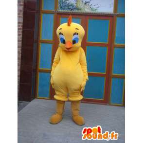 Mascot head - Canary Yellow - Cartoon Tweety and Sylvester - MASFR00180 - Mascots Tweety and Sylvester