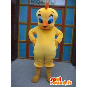 Kockmaskot - Yellow Canary - Cartoon Tweety och GrosMinet -