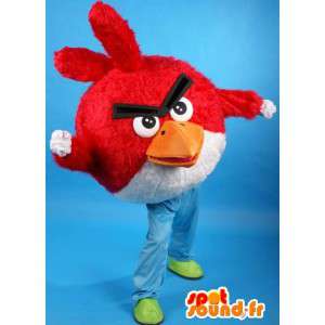 Mascote Angry birds - modelo clássico com acessórios - 7 tamanhos - MASFR00426 - Celebridades Mascotes