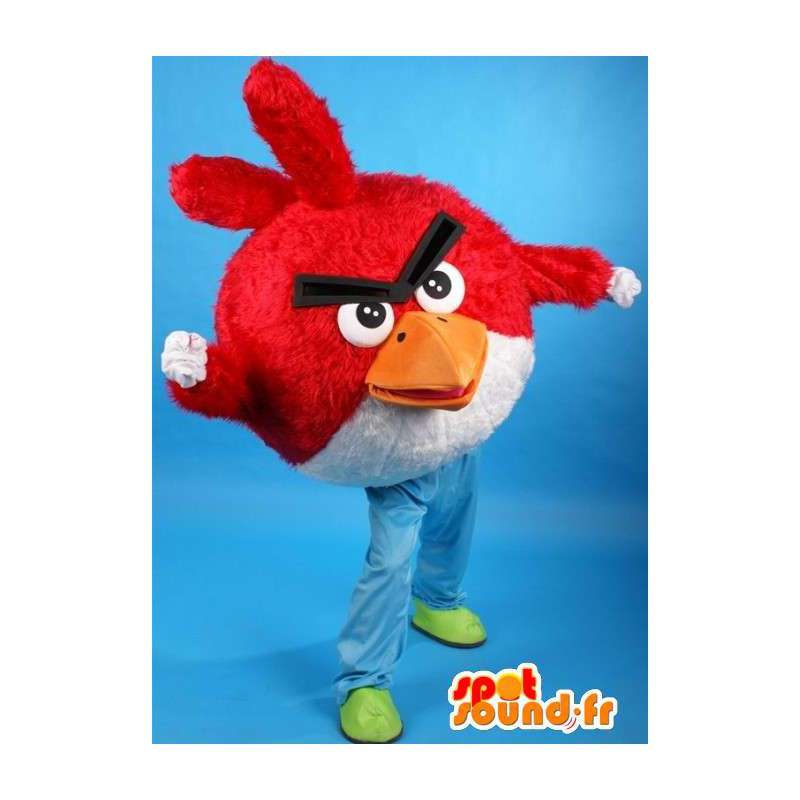 Angry Birds mascotte - Classic con accessori - 7 dimensioni - MASFR00426 - Famosi personaggi mascotte