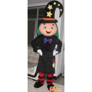 Princess witch with hat mascot starry - Disguise - MASFR00186 - Mascots fairy