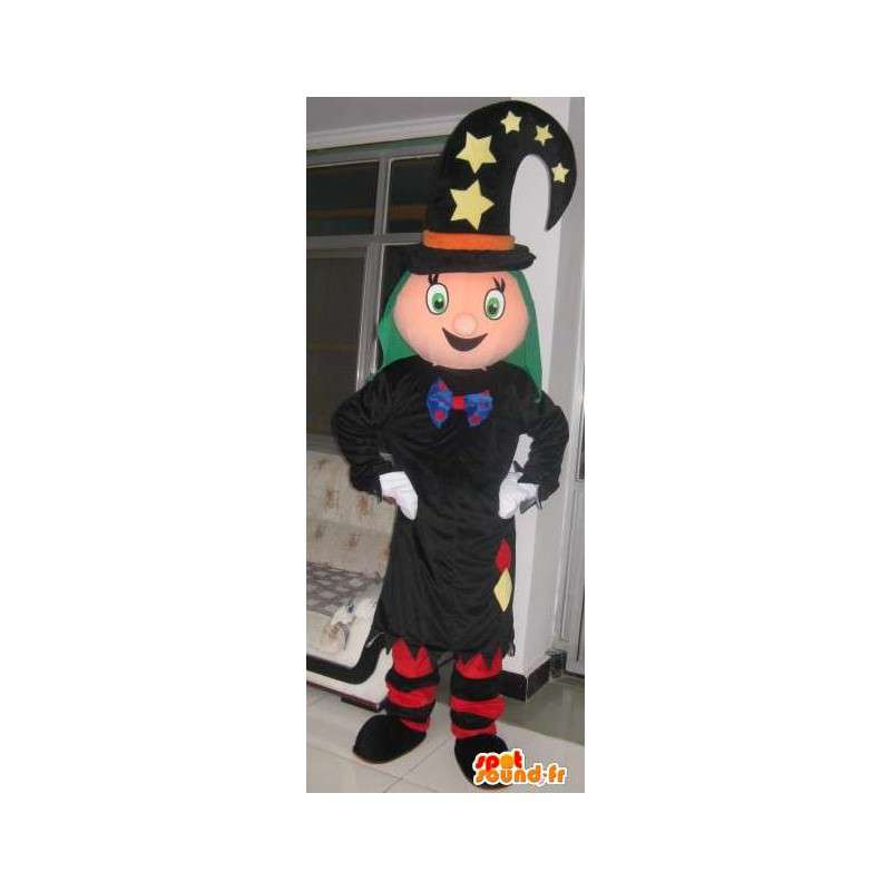 Mascot magiker prinsesse med stjerne lue - Disguise - MASFR00186 - Fairy Maskoter