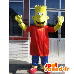 Mascotte Bart Simpson - The Simpsons v přestrojení - MASFR00155 - Maskoti The Simpsons
