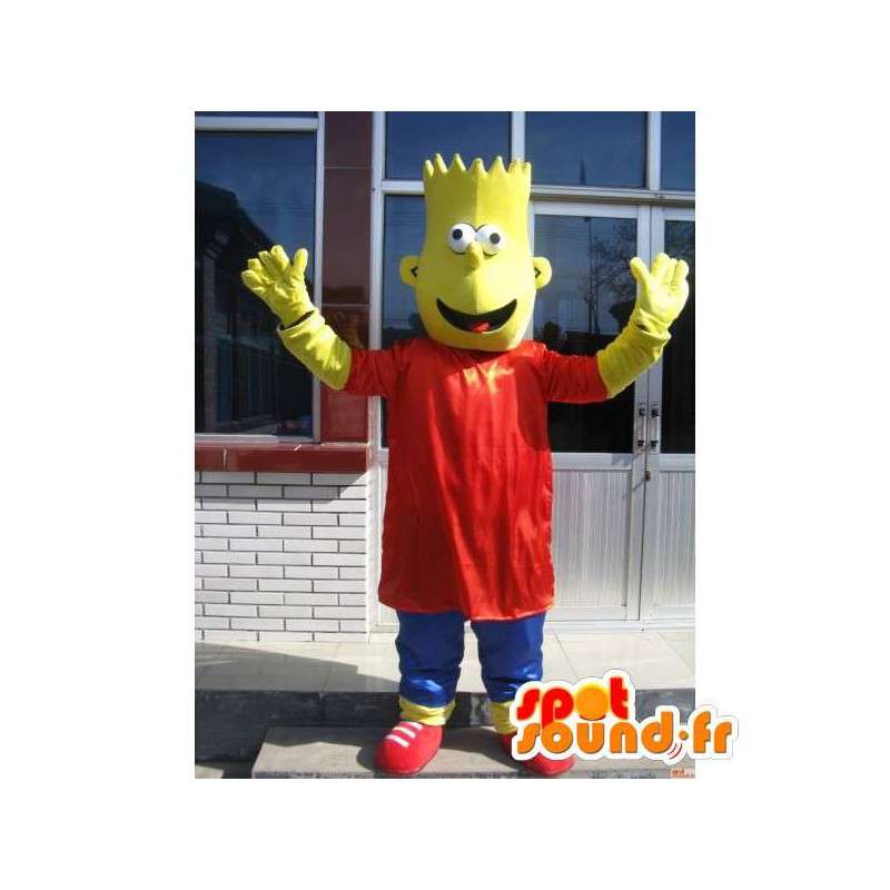 Mascotte Bart Simpson - Simpsons valepuvussa - MASFR00155 - Maskotteja Simpsonit
