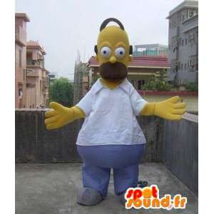Costume mascotte Omer Simpson - Simpsons - MASFR00502 - Mascotte Simpsons
