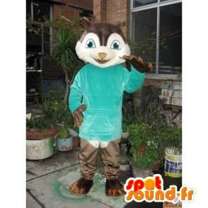 Alvin i wiewiórki Mascot - 2 szt Maskotki - MASFR00163 - Mascottes Les Chipmunks