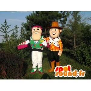 Confezione da due mascotte - Woody e Buzz - Eroi di Toy Story - MASFR00147 - Mascotte Toy Story