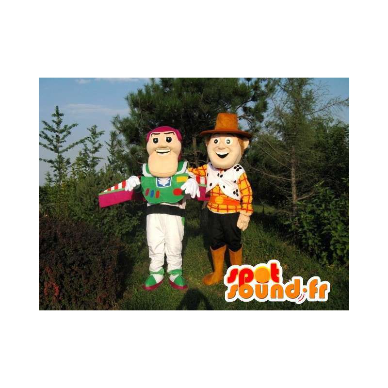 Confezione da due mascotte - Woody e Buzz - Eroi di Toy Story - MASFR00147 - Mascotte Toy Story