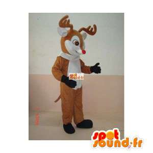 Maskotka Deer drewno - Animal Costume z lasu  - MASFR00176 - Stag and Doe Maskotki