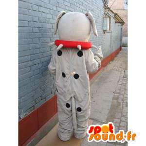 Mascot dog boulldog - costume ball with dog accessories - MASFR00246 - Dog mascots