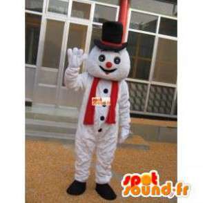 Mascot snowman with hat accessory - Disguise - MASFR00201 - Human mascots