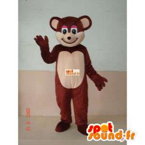 Mascotte kleine bruine teddybeer - Bear Suit entertainment - MASFR00235 - Bear Mascot