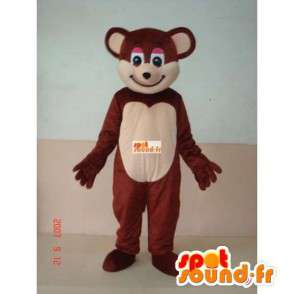 Mascot teddy bear - brown bear costume for entertainment - MASFR00235 - Bear mascot