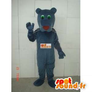 Tiger Mascot klassisk brun grå - Fabric Panther Plush - MASFR00286 - Tiger Maskoter