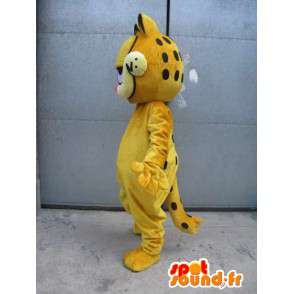 Mascot famoso gato - Garfield - amarelo traje de noite  - MASFR00525 - Garfield Mascotes